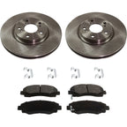Brake Disc Rotor and Pad Kit for Acura TL (2009–2014) Front 12.6 in.