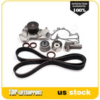 Timing Belt Kit with Tensioner and Water Pump for Kia Hyundai 2.5L 2.7L