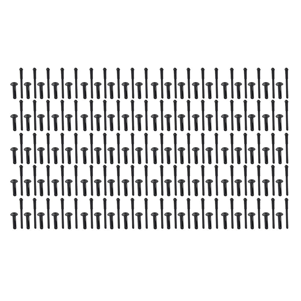 100Pc 1/4" Hole Flare Bumper Rivet Retainer Clip for Chrysler Jeep (N/A)
