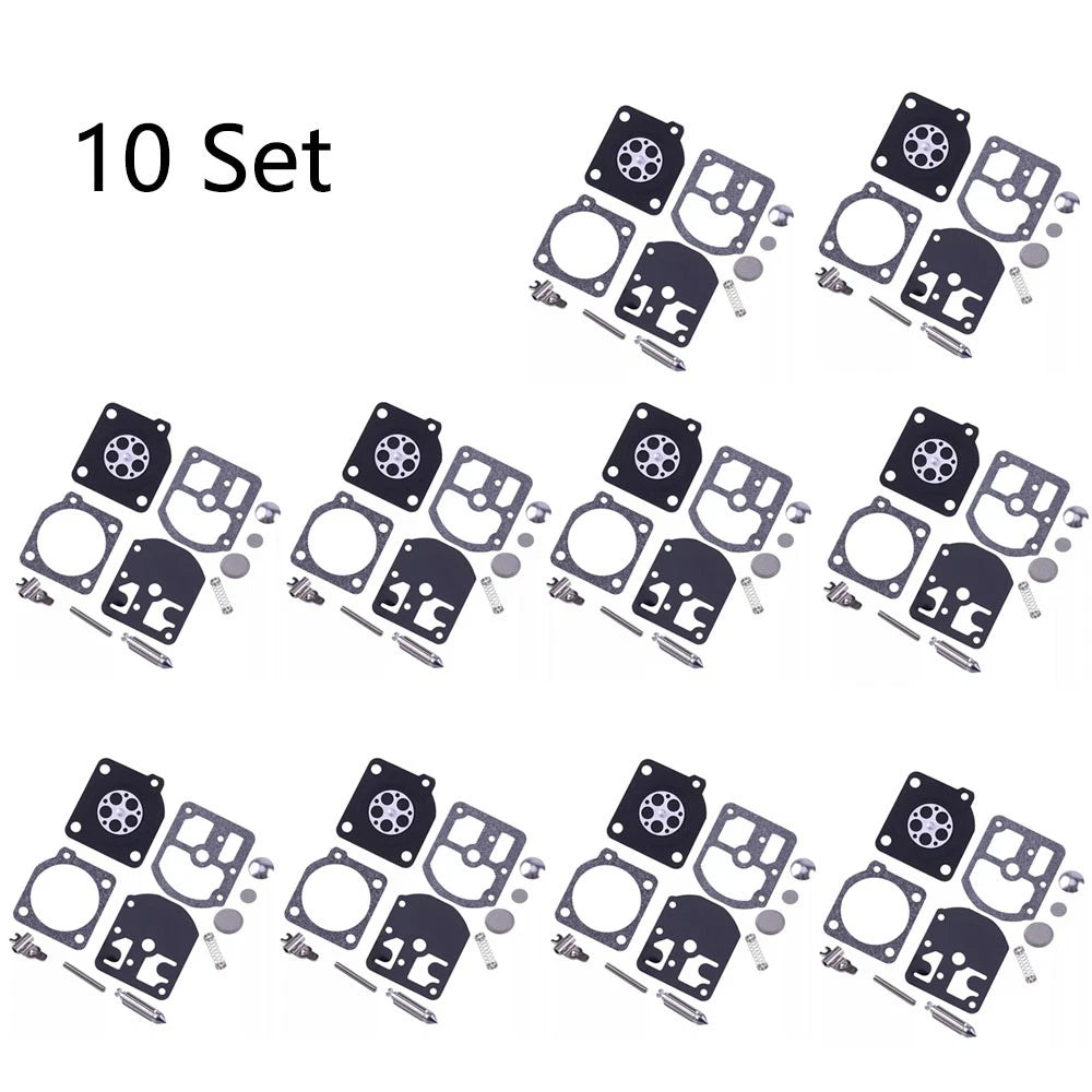 Set of 10 Carburetor Repair Kits for Stihl 010 011 011AV (C1S-S1A, C1S-S1B, RB-11)