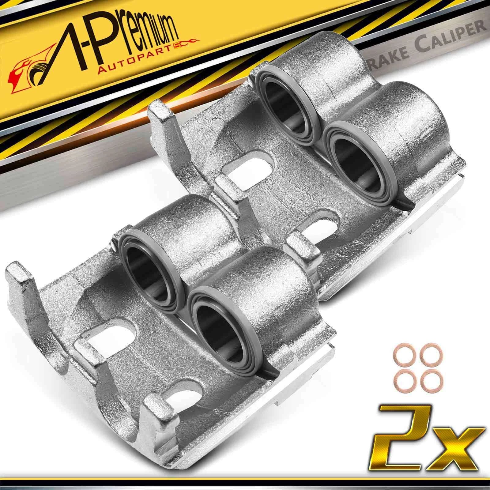 2X Front Brake Calipers with 2 Pistons for Ford F Super Duty 