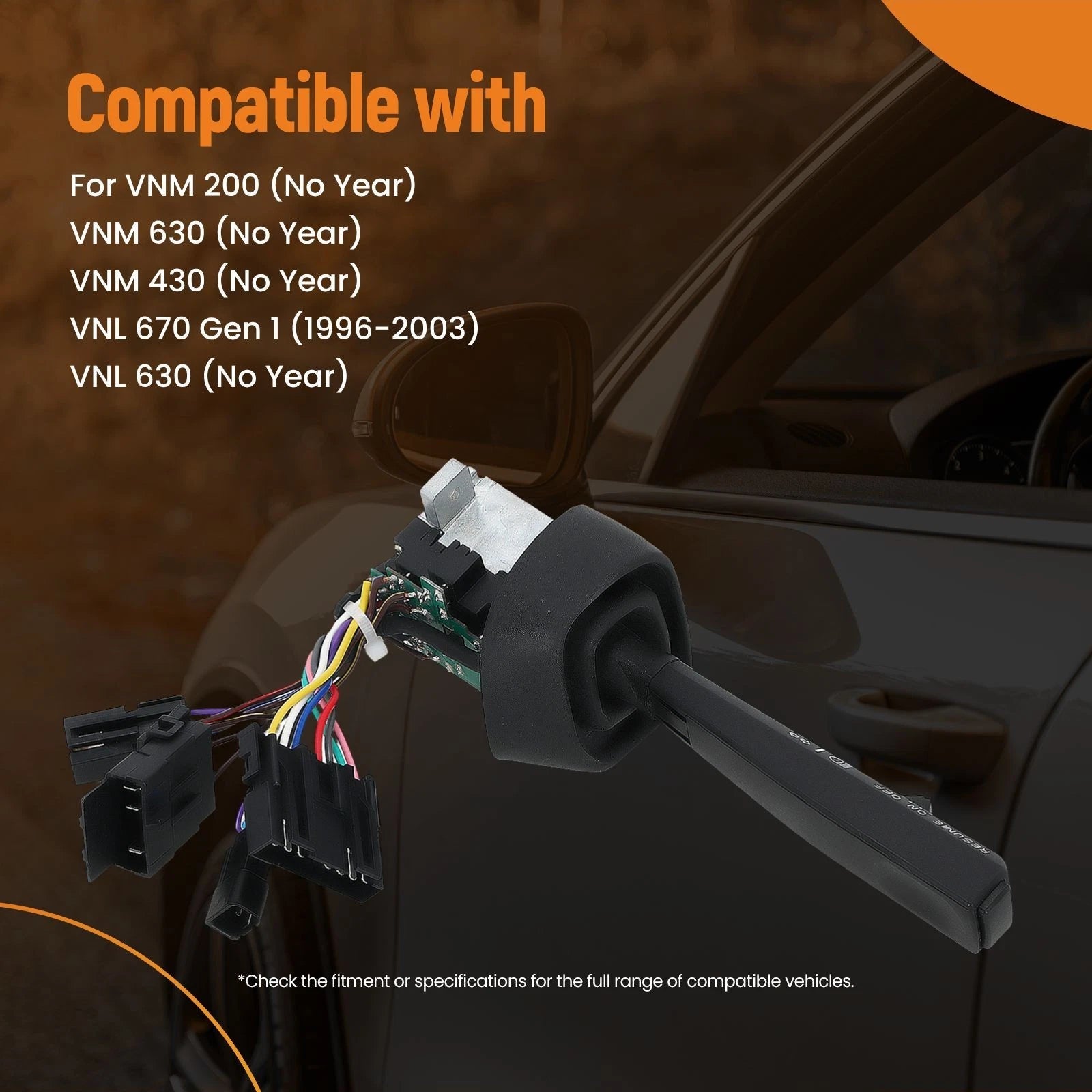 Turn Signal Switch for Volvo VNL 630 660 670 (1624136, 3172172, 577.96002)