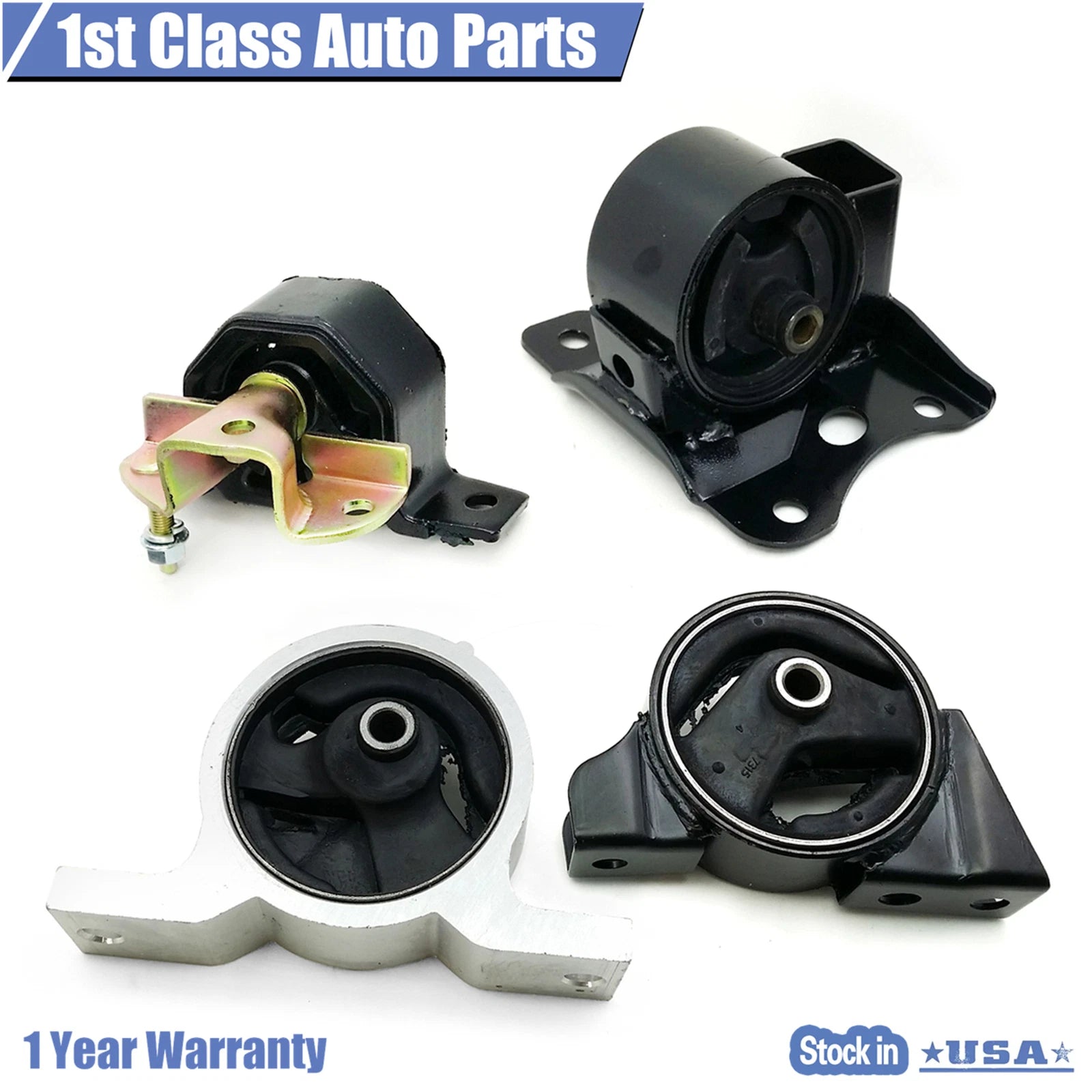 Engine & Trans Motor Mounts for Nissan Sentra (2000–2006) A7314 A4301 A7315 A4305