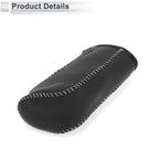 Gear Shift Knob Cover for Nissan Tiida (2004–2012) Black Grey Faux Leather