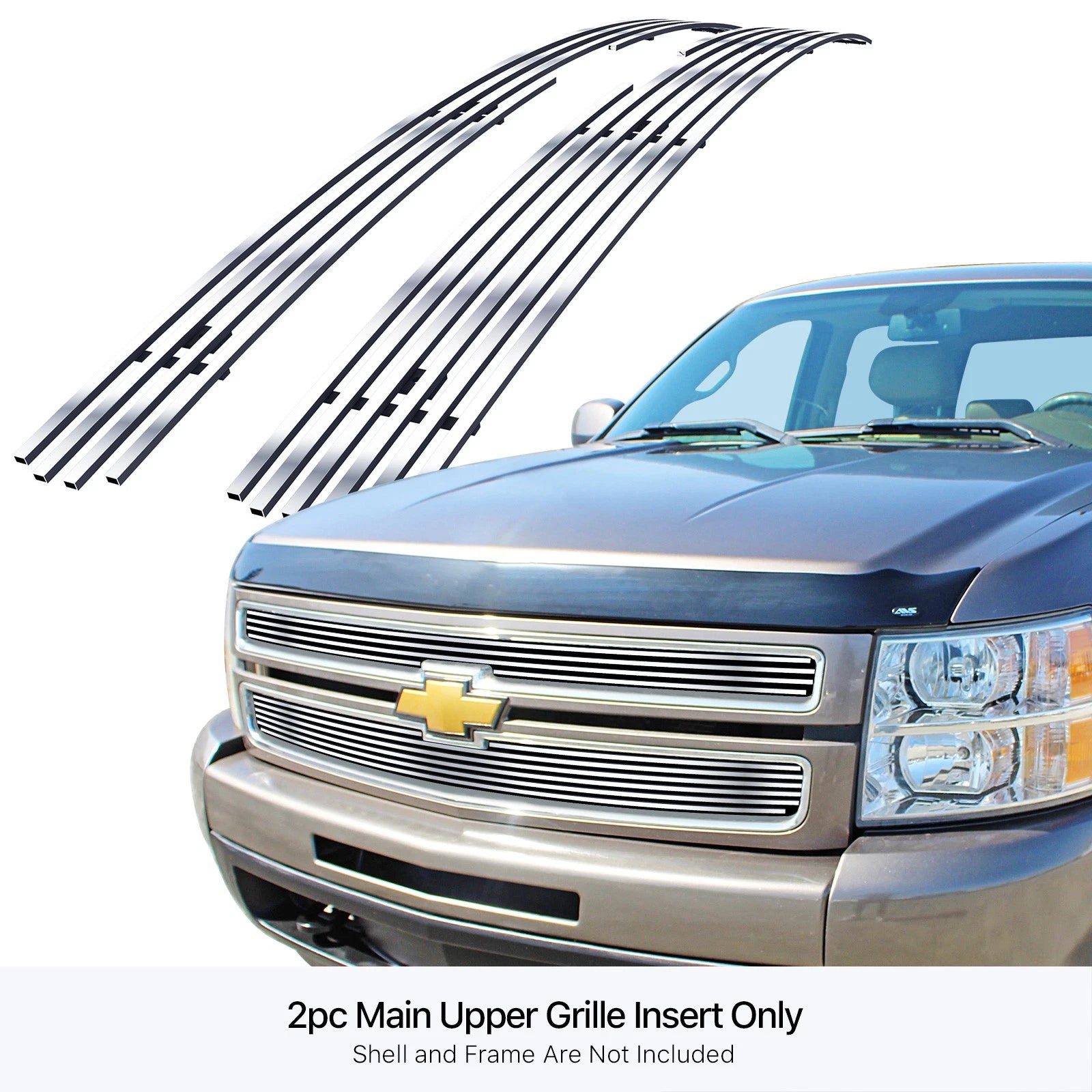304 Stainless Steel Billet Grille for Chevy Silverado 1500 (2007-2013)