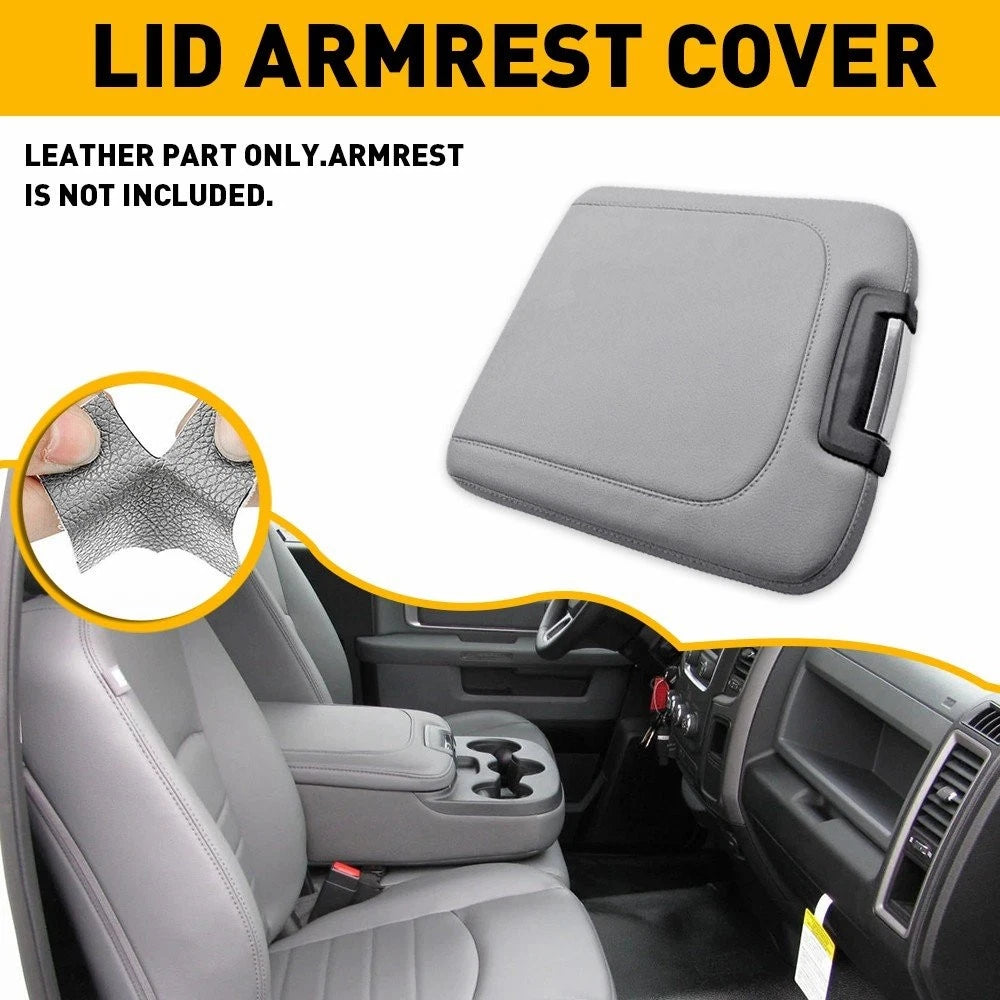 Center Console Cover Armrest Pad for Dodge RAM 1500 2500 3500 (2013–2018)
