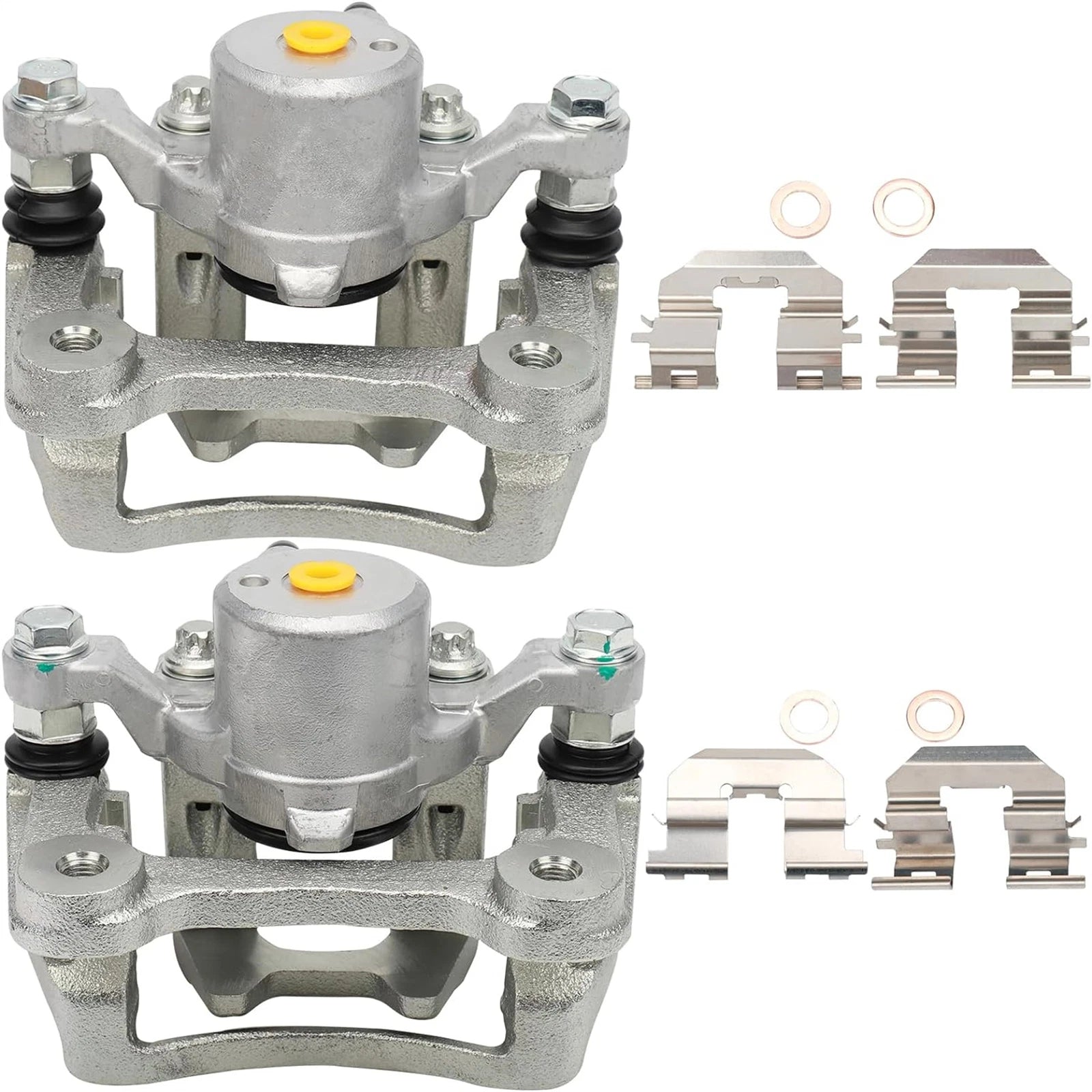 Pair Rear Brake Calipers for Hyundai Sonata Kia Optima (2011–2015)
