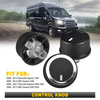 3X AC Climate Control Knob Button for GMC Savana 1500 2500 3500 (2008–2017)