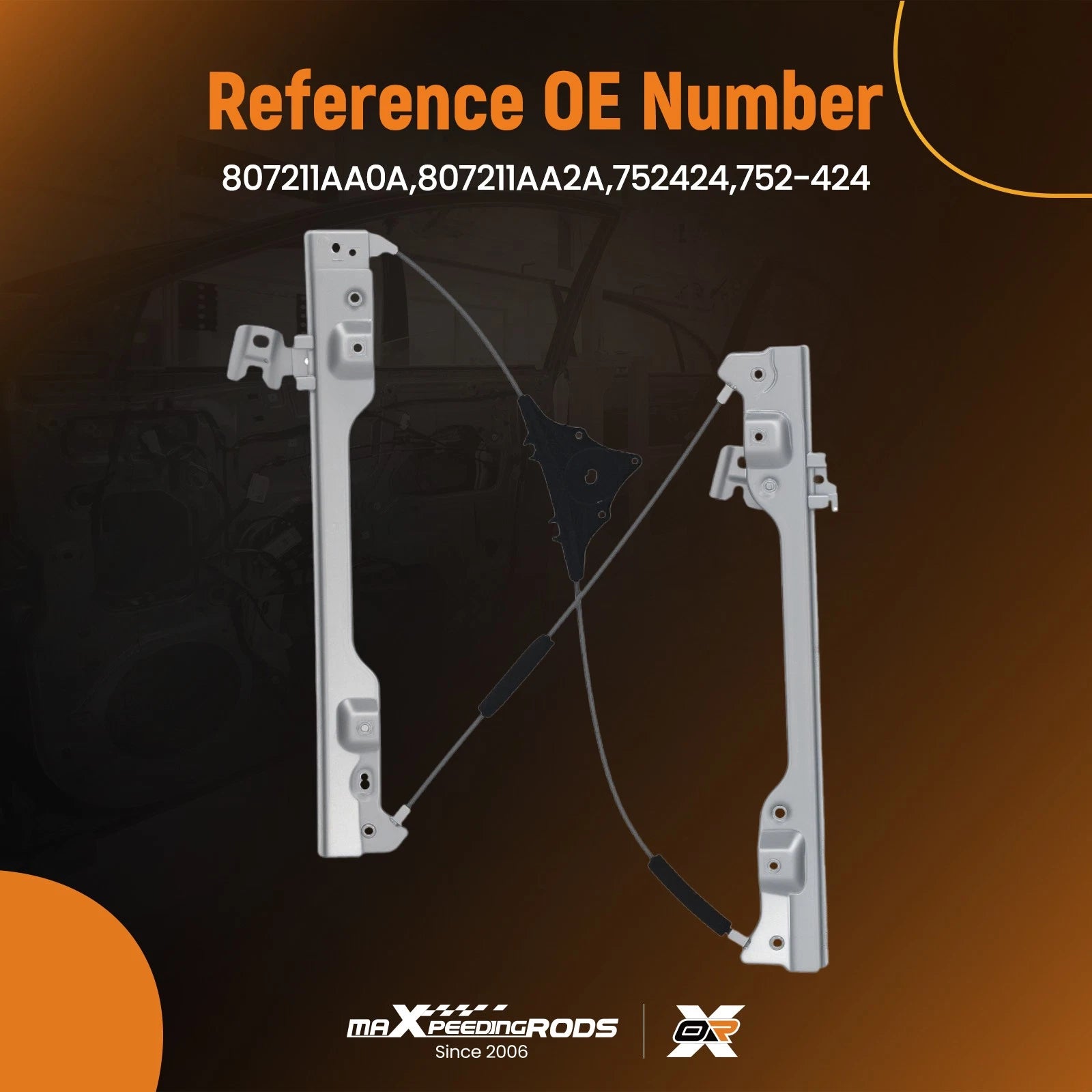 Front Left Window Regulator for Nissan Murano (2009–2014) 807211AA0A