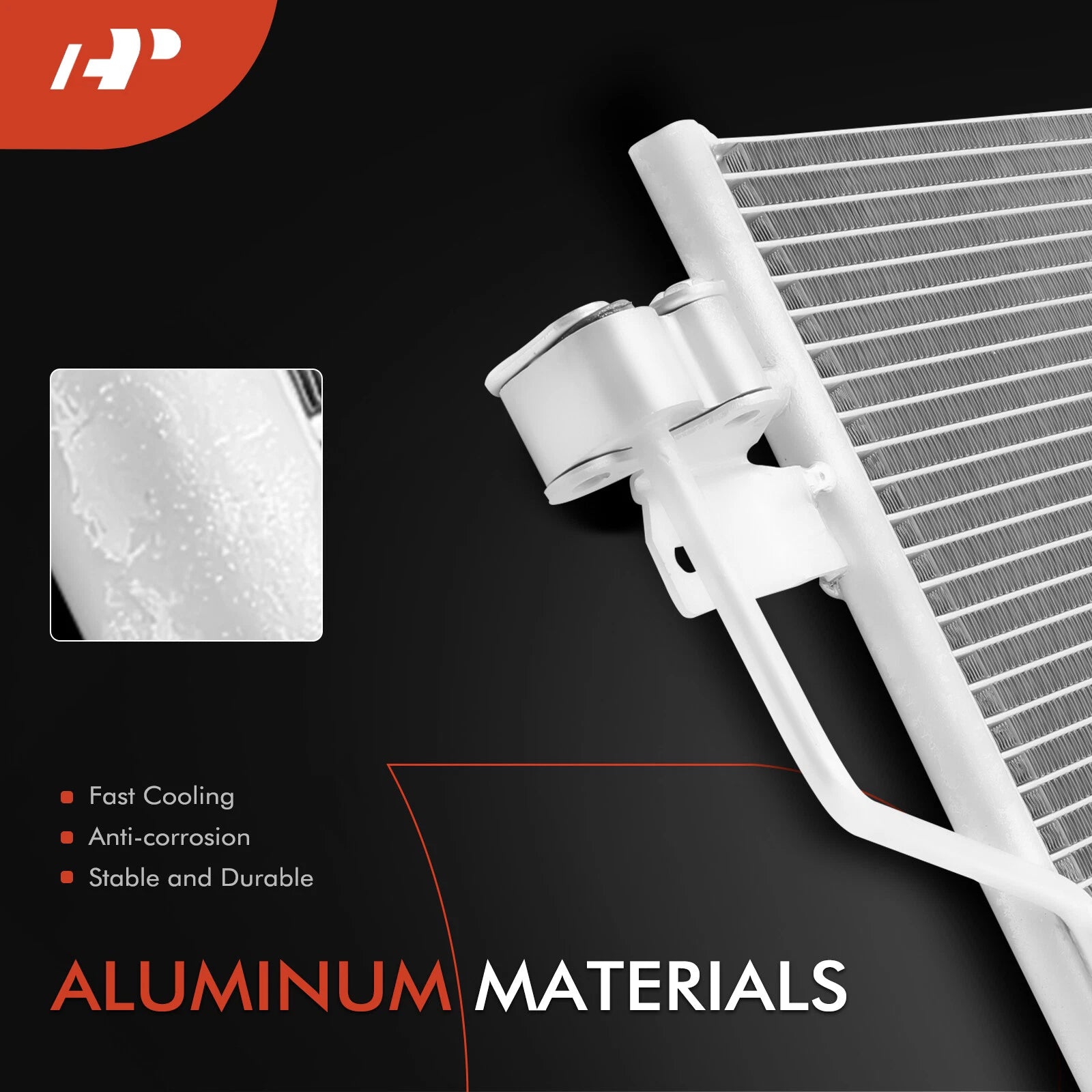 A/C Condenser with Bracket for Jeep Liberty (2005-2007)