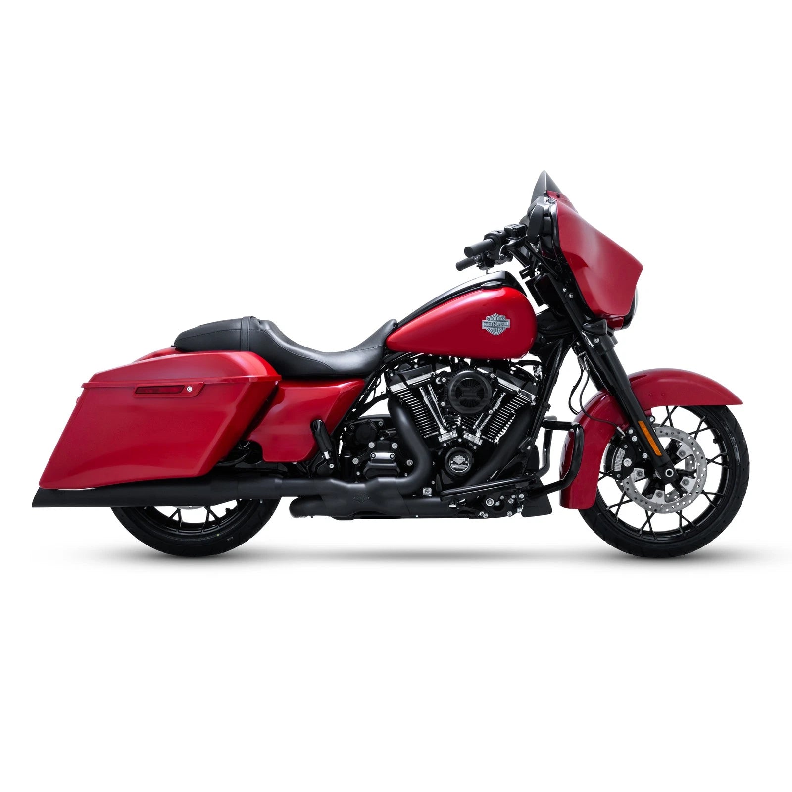 Vance & Hines Power Duals Head Pipe for Harley Davidson (2006–2023) - Black 46371