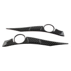 4 x Car Steering Wheel Panel Cover Trim Black for Toyota Prius (2012-2015)
