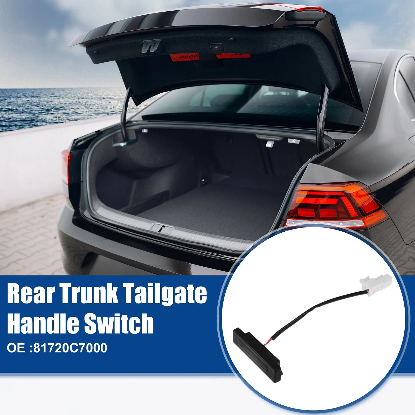 Rear Liftgate Tailgate Release Switch for Hyundai I20 (2014–2020) No. 81720C7000