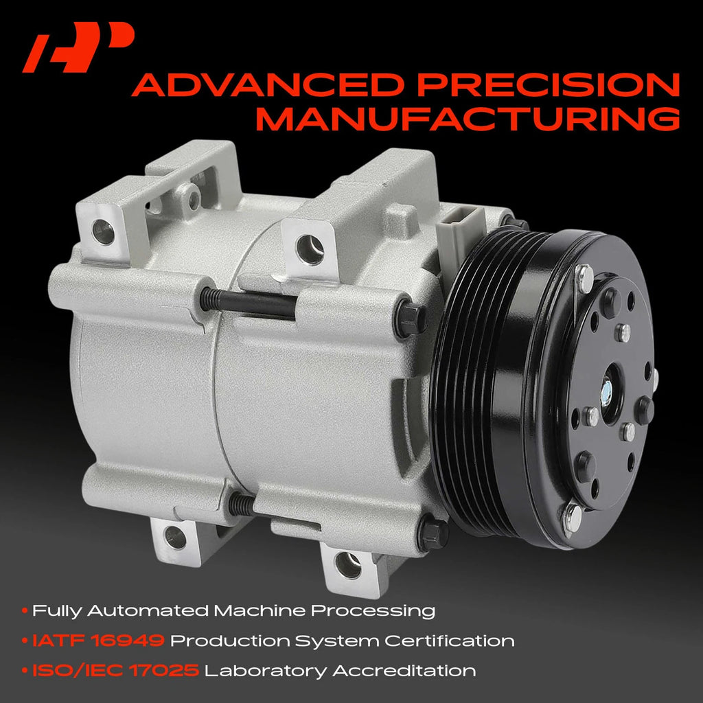 A/C Compressor with Clutch for Ford Freestar, Mercury Windstar (2004-2007)