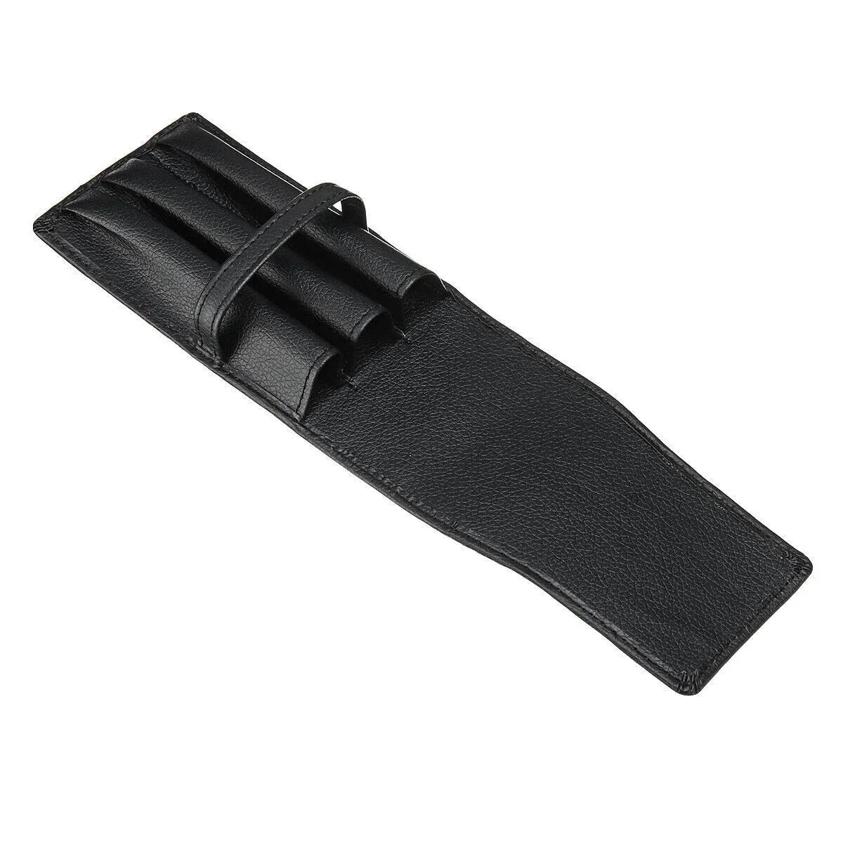 Pens Roller Storage Holder Leather Fountain Pen Case Pouch 3 Holes
