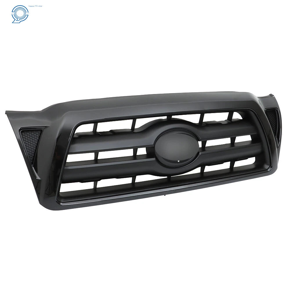 Gloss Black Front Bumper Grill for Toyota Tacoma (2005-2011)