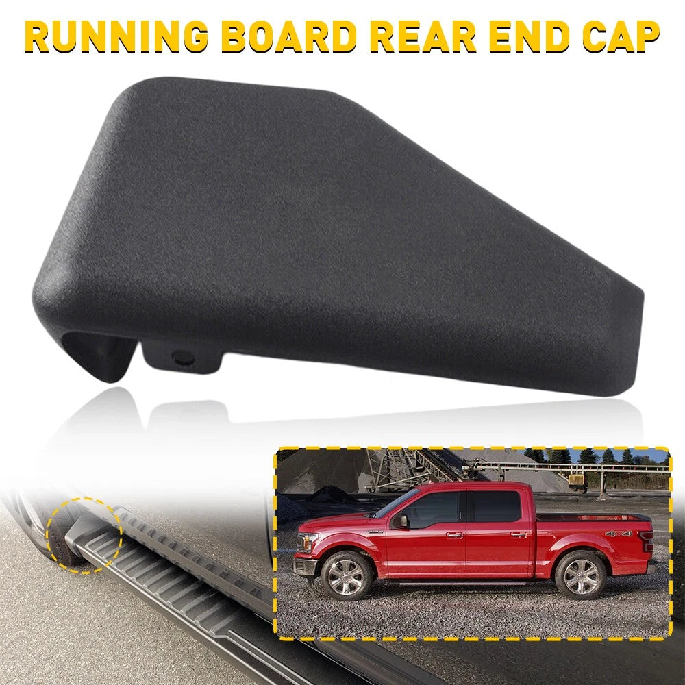 Running Board Rear End Cap Left Driver Side for Ford F150 (2015–2022) EXV