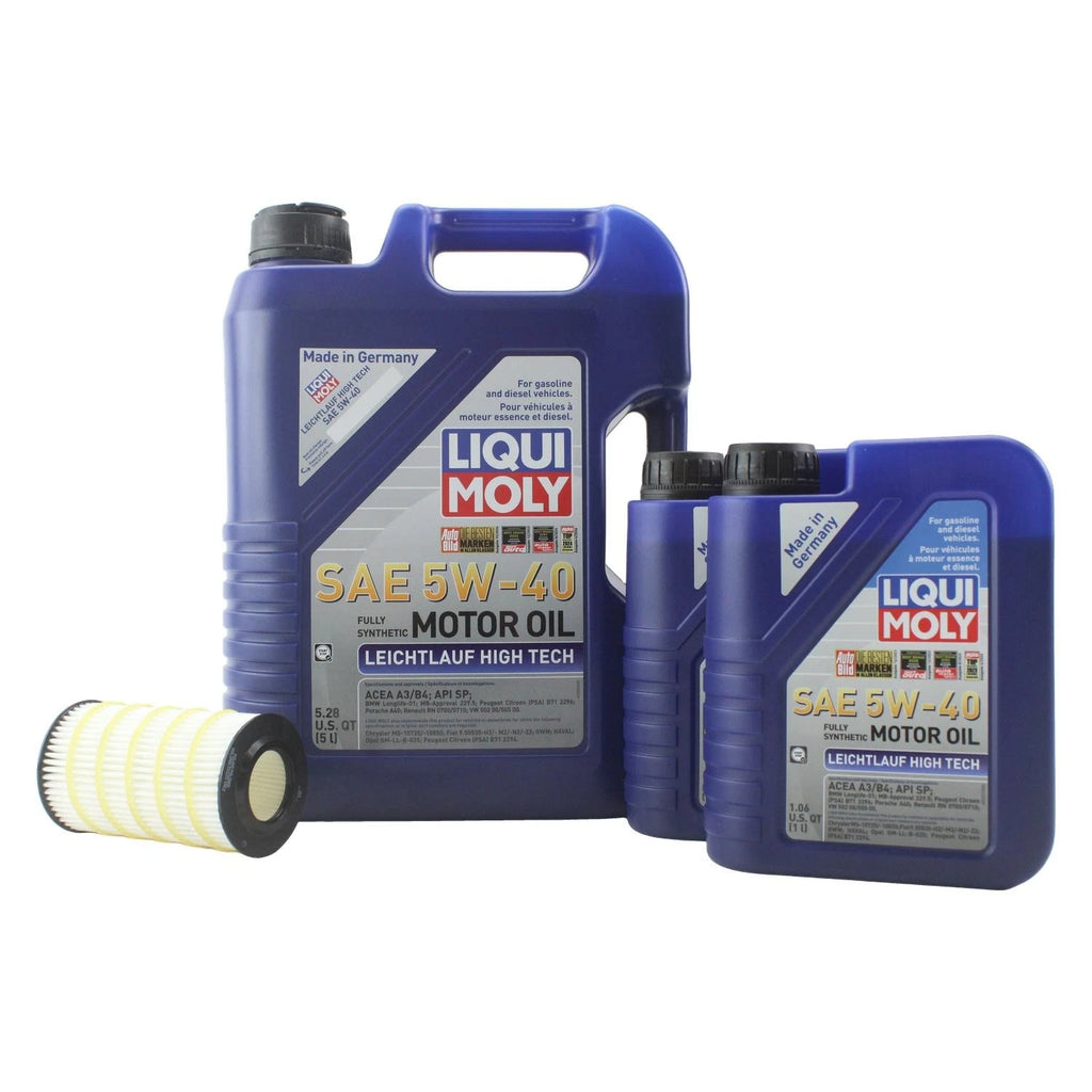 Oil Change Kit 7L Liqui Moly Leichtlauf 5W-40 for Mercedes M272 (2004–2015)