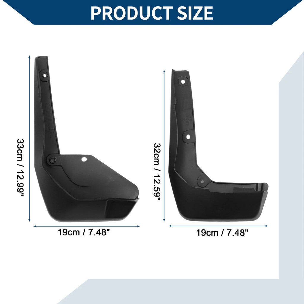 Set of 4 Mud Flaps Splash Guards for Honda Avancier (2016–2019)