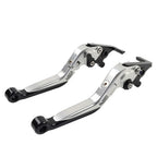 Extendable Brake Clutch Levers for BMW F650GS (2002-2007) Silver