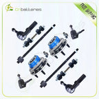 10pc Front Wheel Bearing Tie Rod Kit for Cadillac Deville (2000–2005)