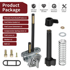 Aluminum Fuel Valve Petcock + Lever Knob for Polaris 300 400L 2X4 4X4