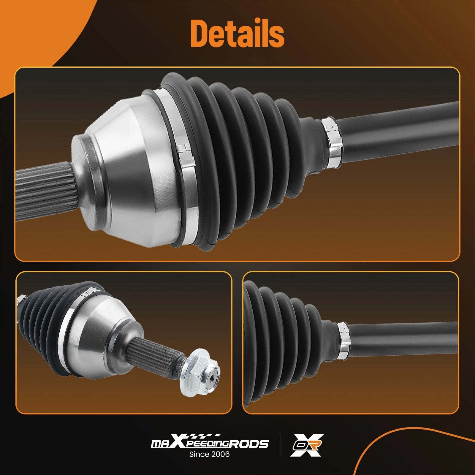 Front Left CV Axle for Ford Focus (2000–2003) 2.0L DOHC Manual Trans