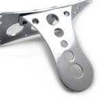 Chrome Horizontal Vertical Zigzag License Plate Bracket for