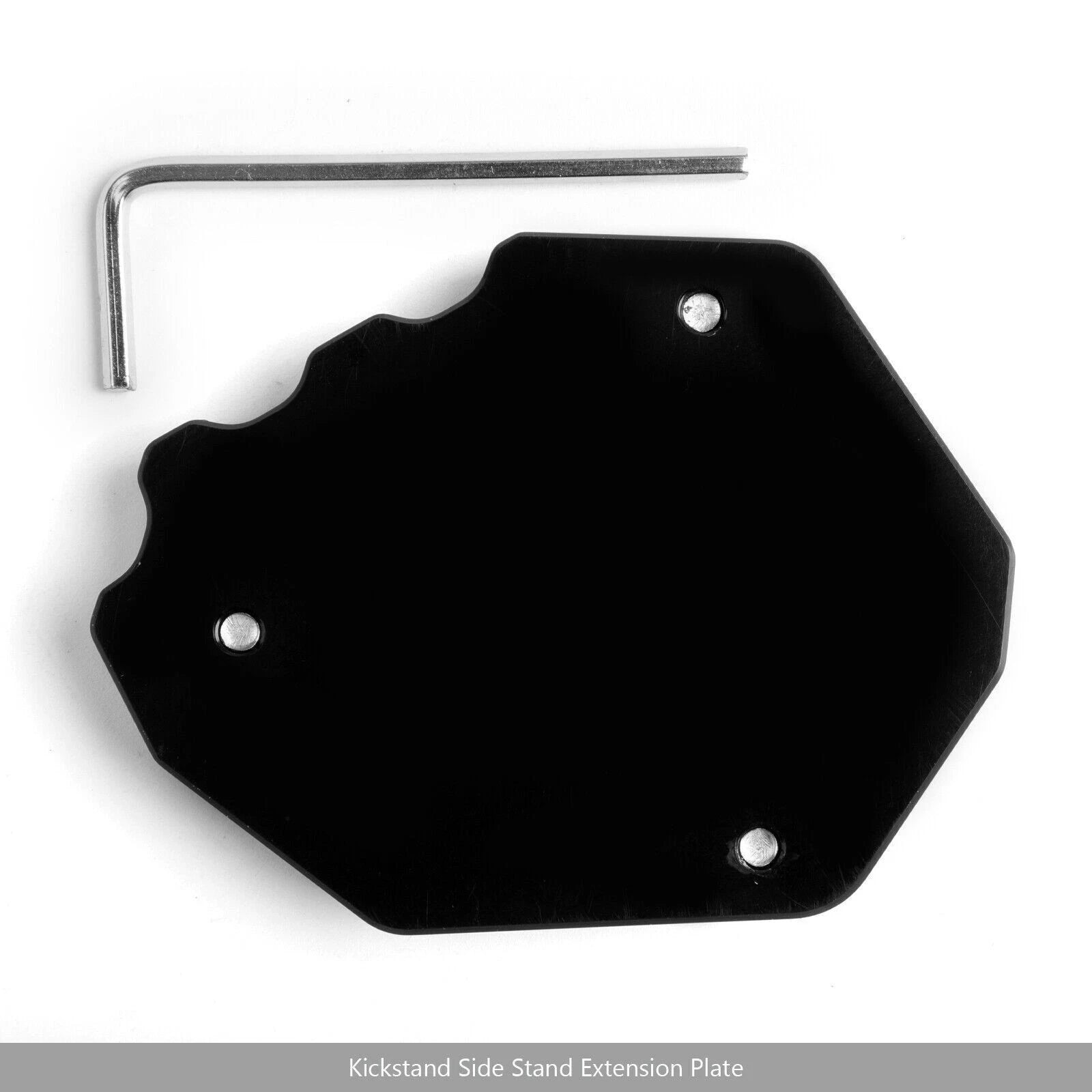 Kickstand Extension Pad for BMW R Nine T (2014–2017) R1200RT (2004–2014) Gray