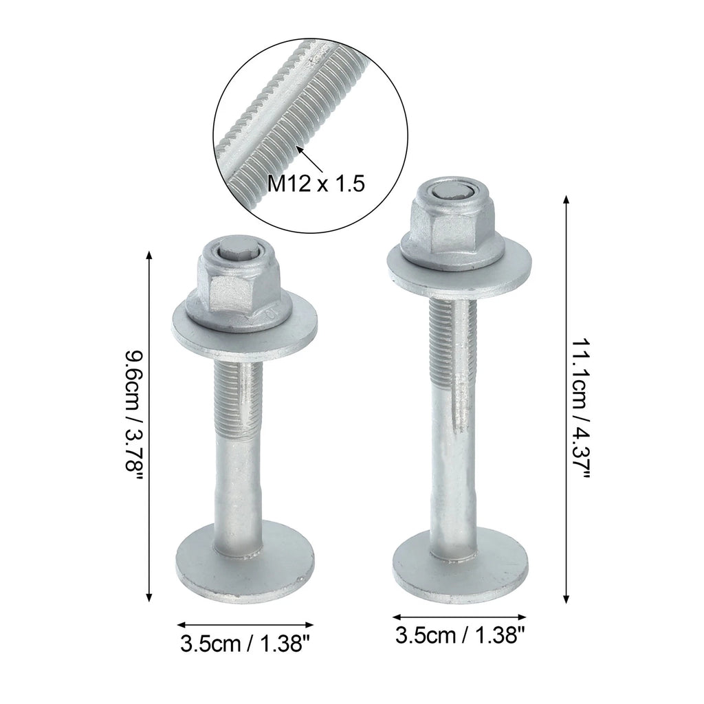 Set of 4 Camber Adjusting Eccentric Bolts for Volkswagen GTI (2006–2021)