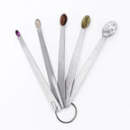 Set of 5 Stainless Steel Measuring Spoons for Kitchen Tools