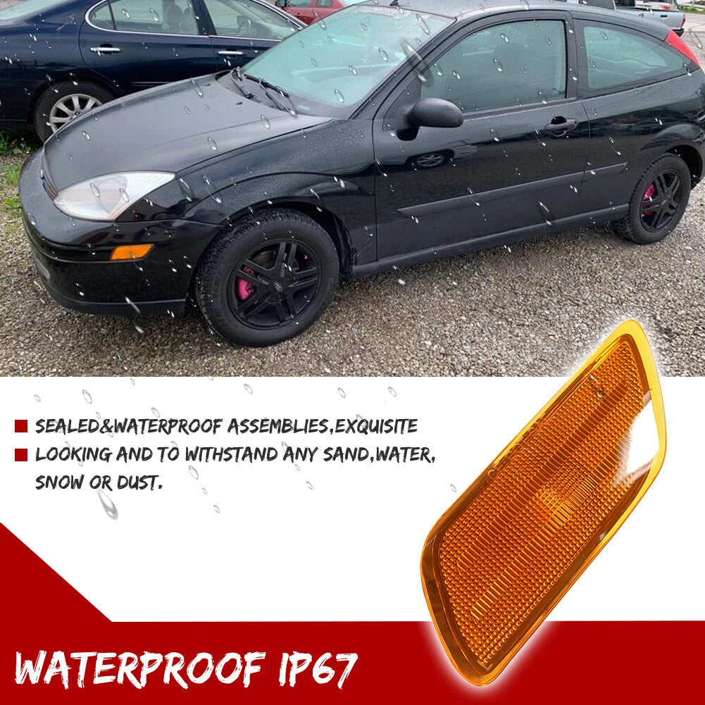 Amber Front Side Marker Light Kit for Ford Focus (2000–2004)
