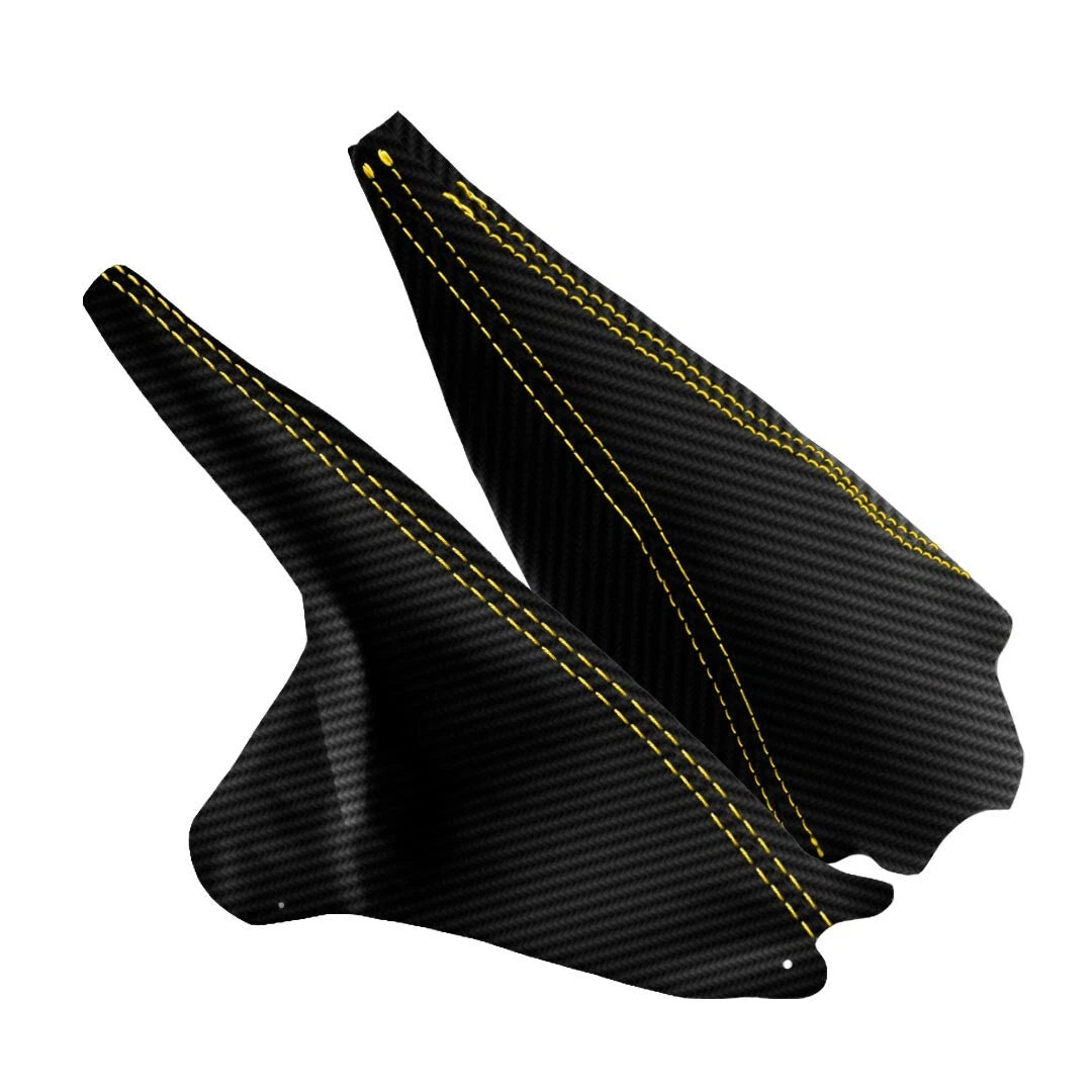 Manual & E Brake Boot PVC Carbon Fiber for Ford Mustang (1994–2004)