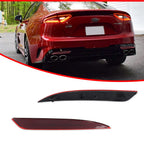 2X Red Lens Rear Bumper Reflector Lights for Kia Optima (2016–2018)