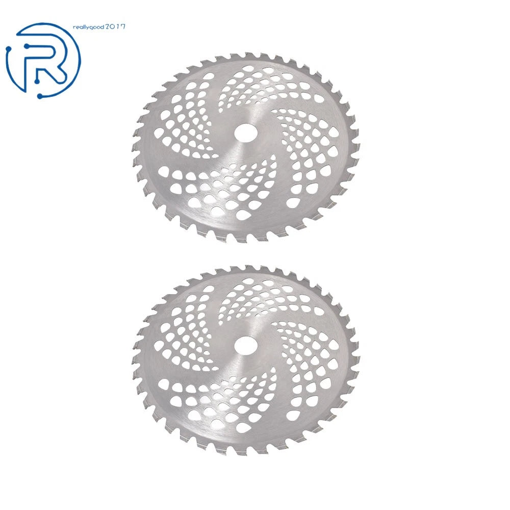 2 Pack 10" Carbide Tip Brush Blades for Cutter