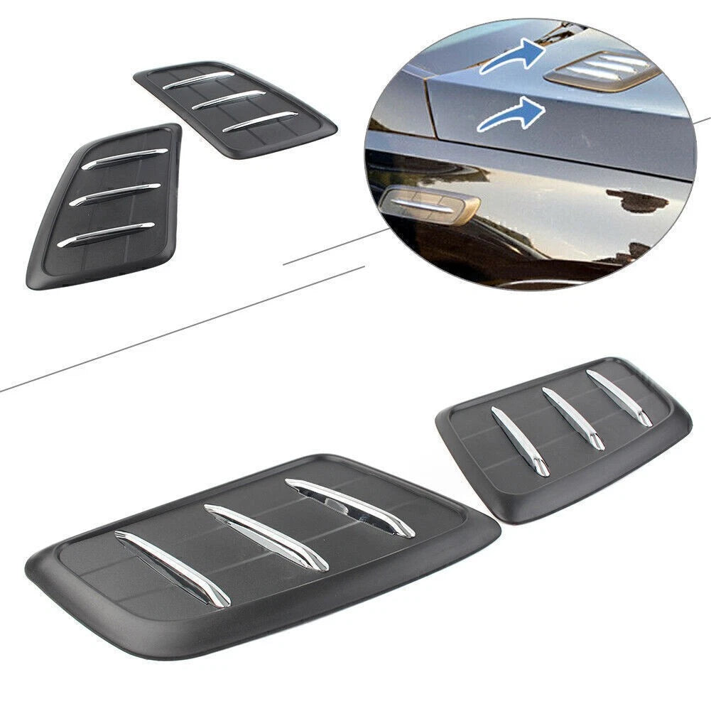 2X Front Engine Vent Cover Trim for Mercedes Benz GLE W167 (2019–2020)