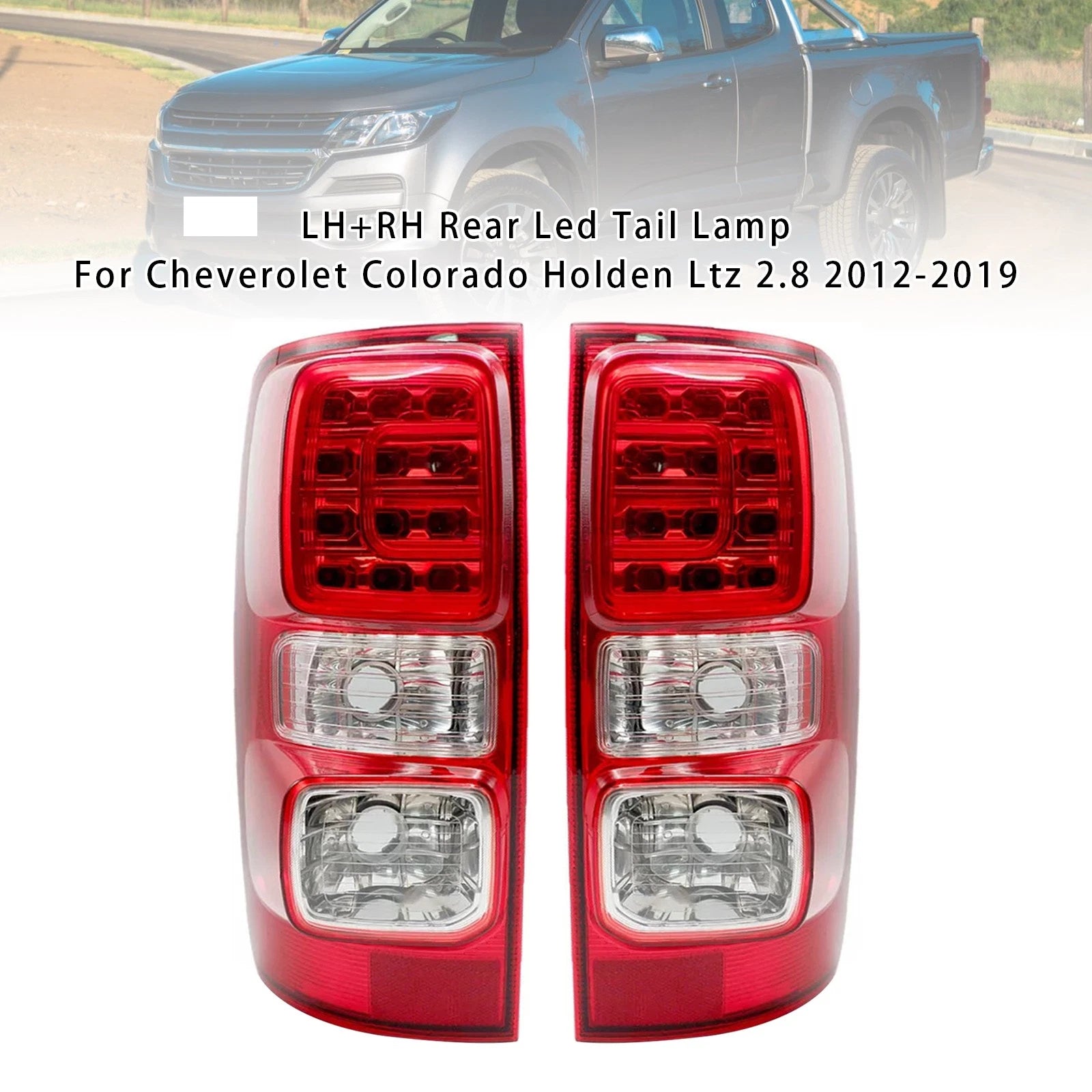 Set of 2 LED Tail Lamps for Chevrolet Colorado Holden LTZ (2012–2019)