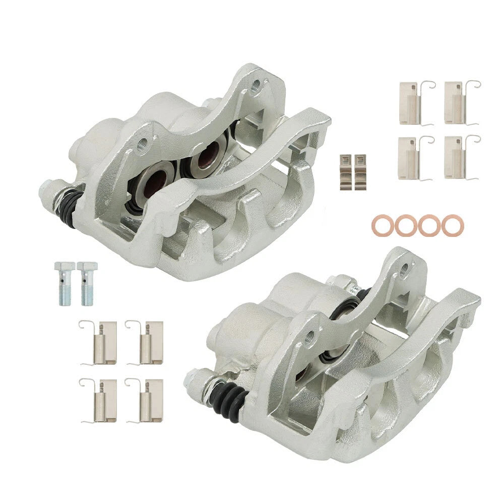 2X Front Brake Calipers with Bracket for Jeep Grand Cherokee (1999–2004)