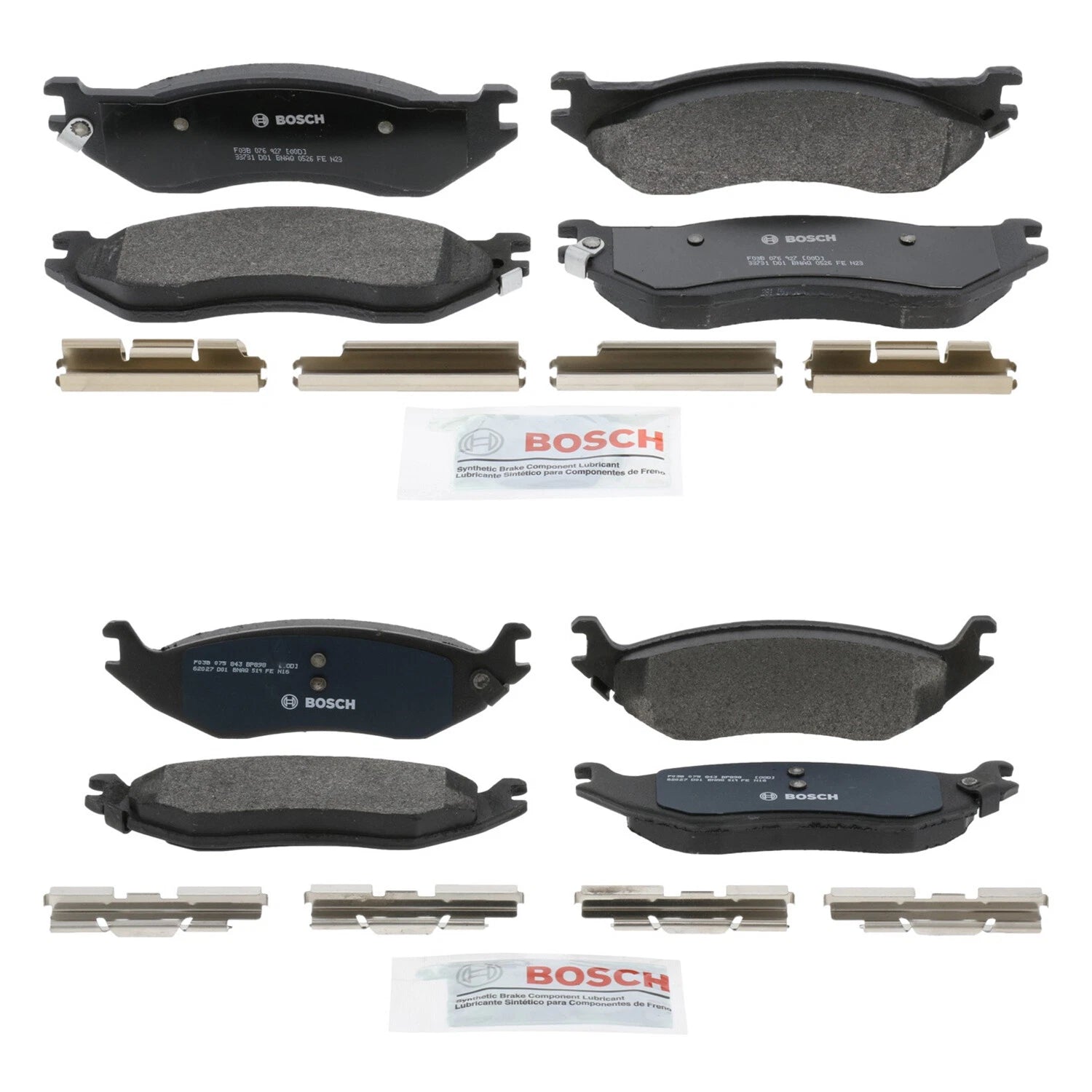 Bosch Quietcast Disc Brake Pads Kit for Dodge Ram 1500 (2019–2023)