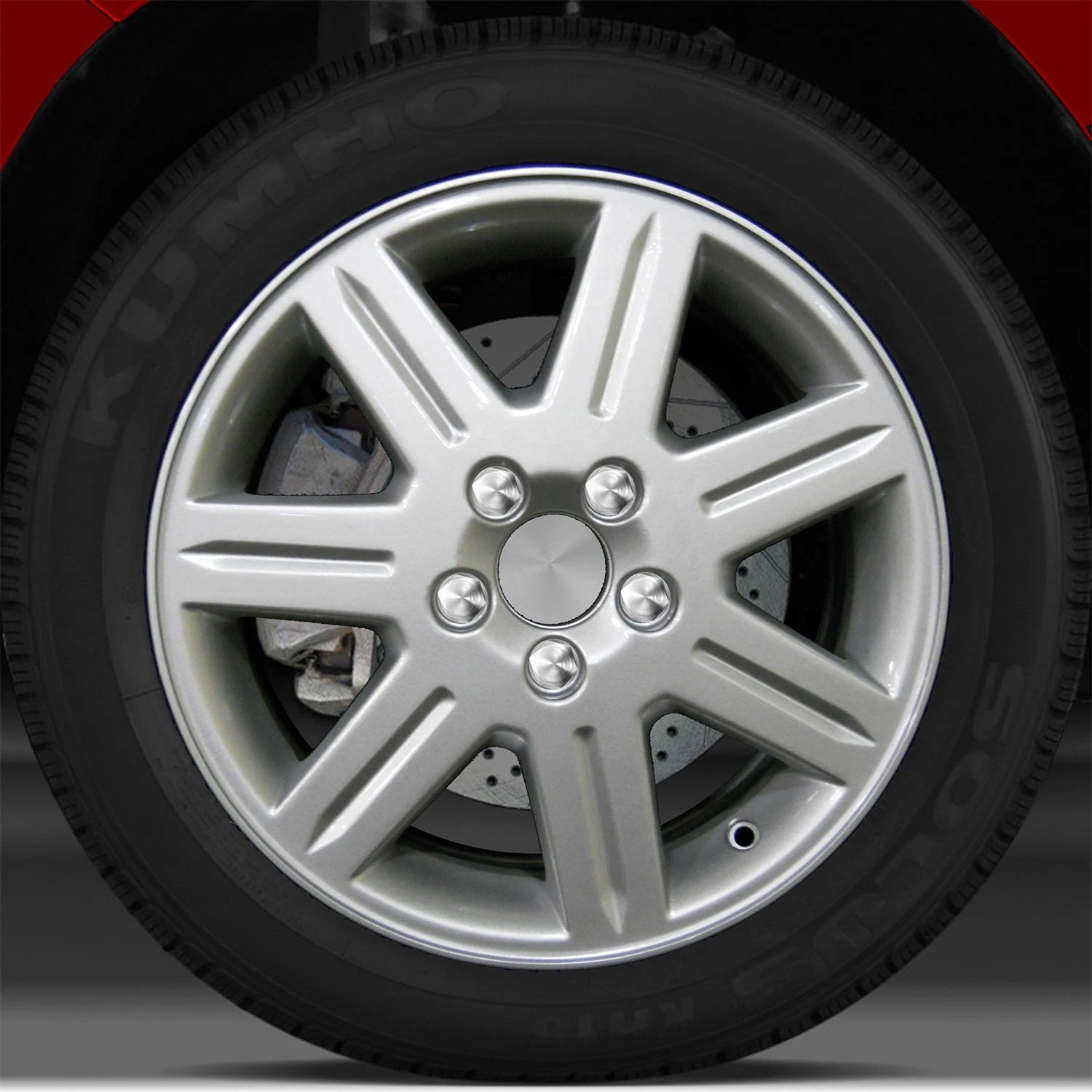 16x6.5 Factory Wheel (Medium Sparkle Silver) For 2005-2010 Volvo 50 Series