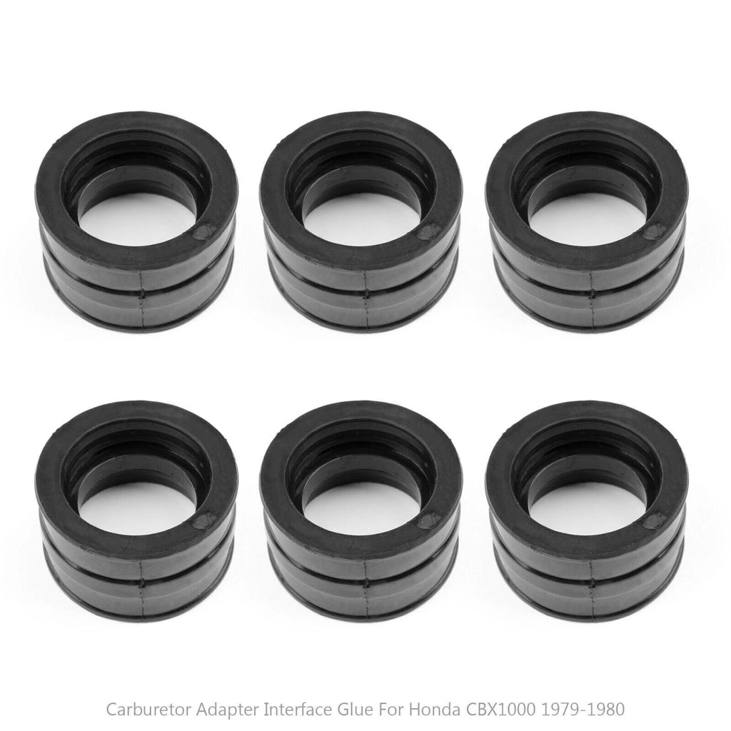 Carb Inlet Intake Rubbers 6 Pack for Honda CBX1000 Type CB1 (1979–1980)