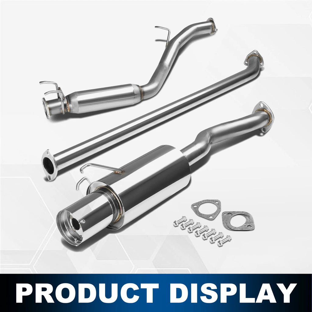 4" Muffler Tip Racing Catback Exhaust for Honda Civic EX/LX/DX (2006–2011)