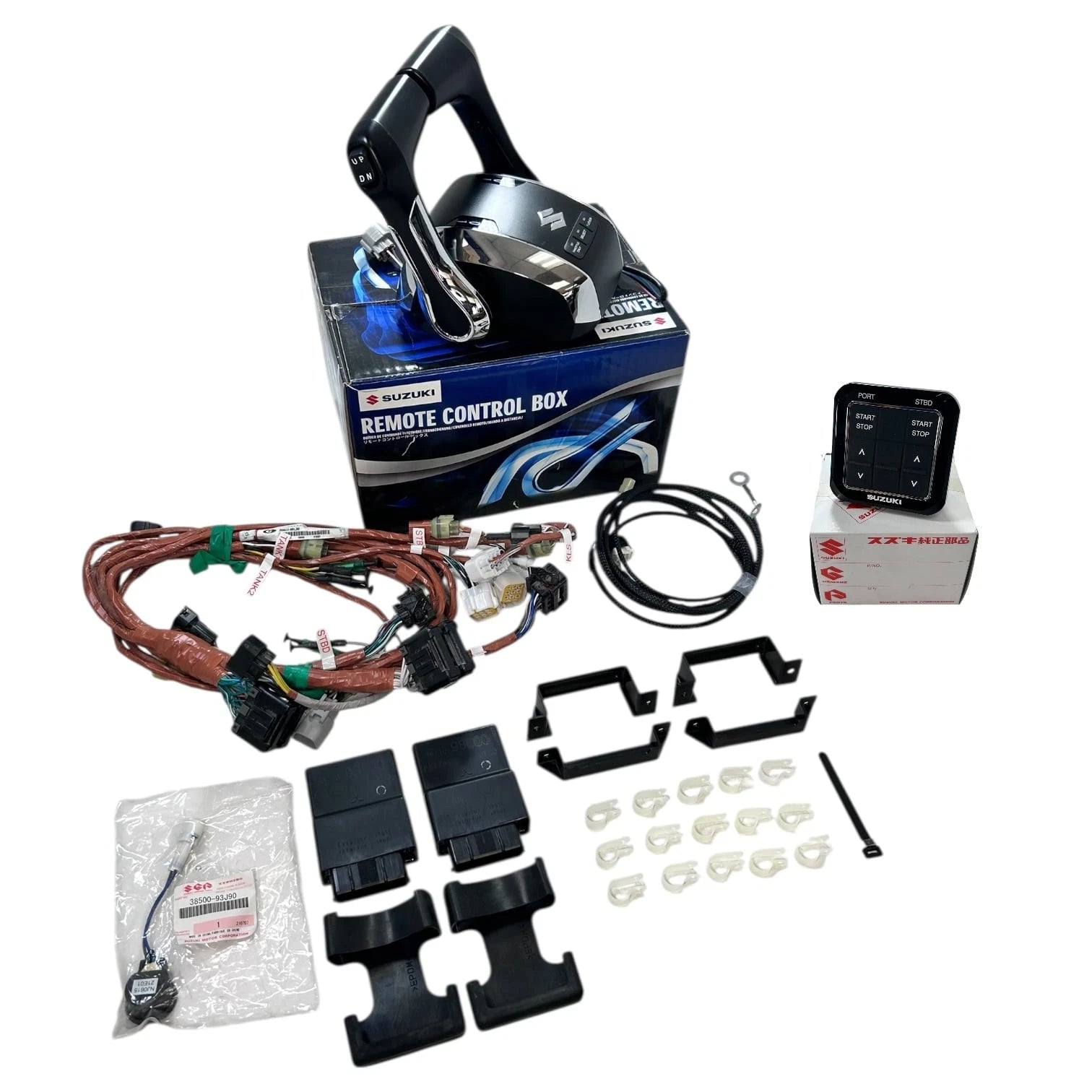 Twin Engine Single Station Rigging Kit for Suzuki Marine SPC 2.0 (OEM) 67000-98L20