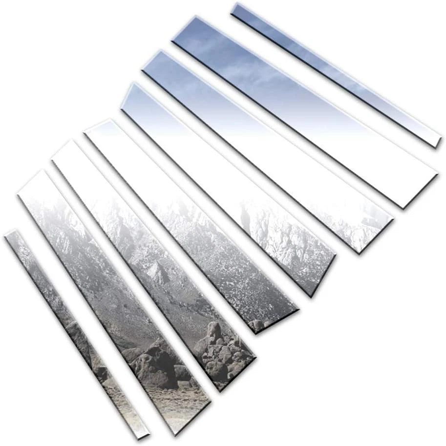8pc Luxury FX Chrome Pillar Post Trim for Chrysler Pacifica (2004–2008)