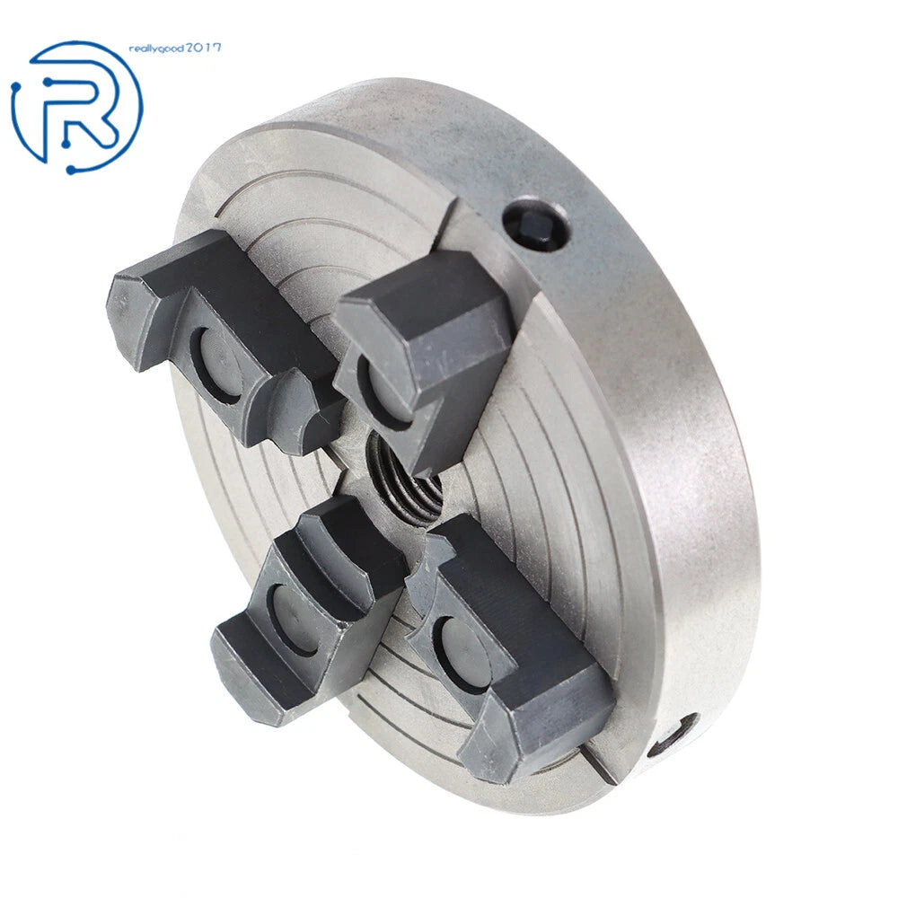 6-Inch 4-Jaw Wood Lathe Chuck with 1x8 TPI Thread for