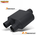 3" Inlet 2.5" Outlet Race Performance Exhaust Muffler for