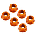 Set of 2 M10x1.5 Sprocket Nuts for Aprilia Tuono V4R (2011–2015), Caponord 1200 (2013–2018)