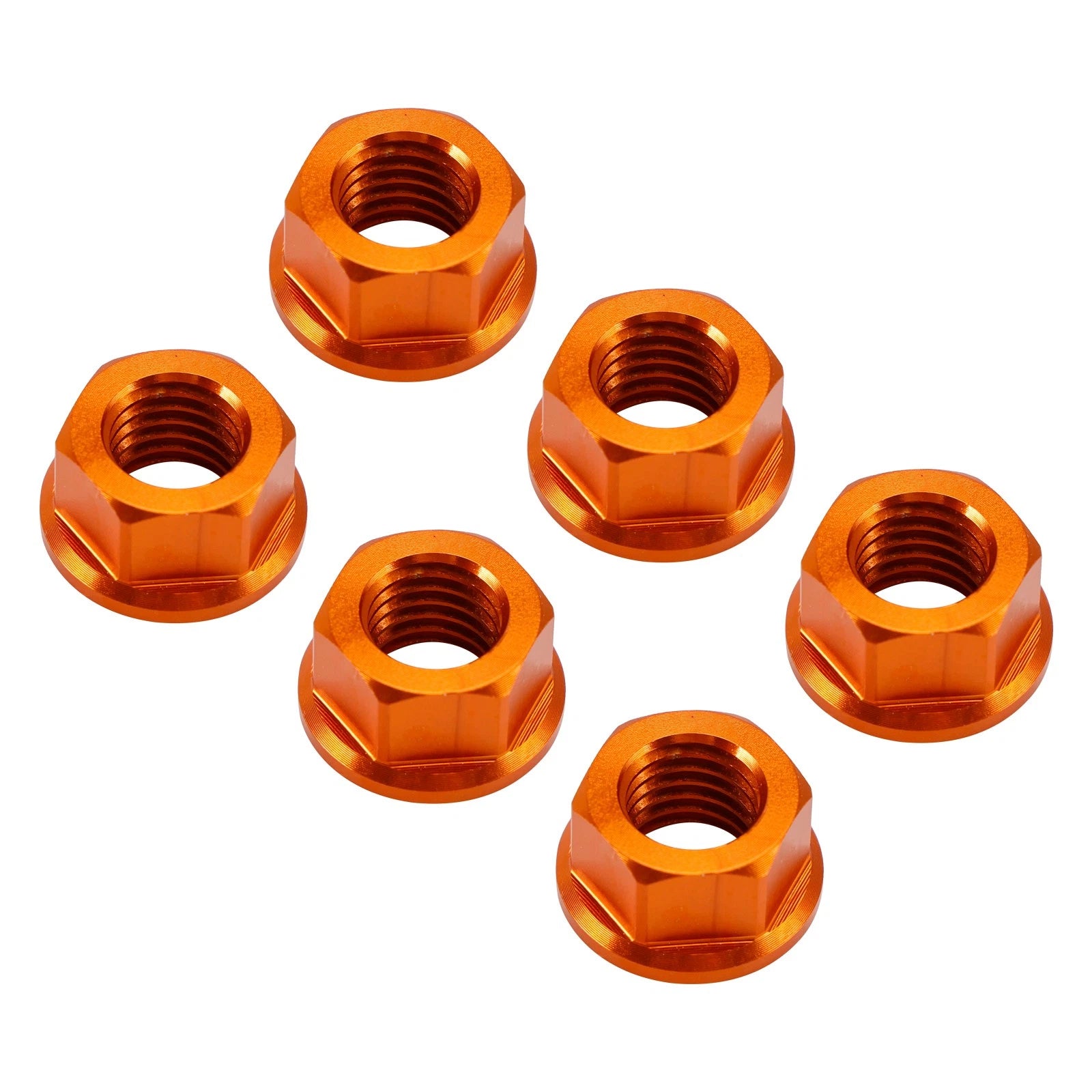 Set of 2 M10x1.5 Sprocket Nuts for Aprilia Tuono V4R (2011–2015), Caponord 1200 (2013–2018)