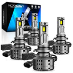 2X NOVSIGHT 9005 9006 LED Headlight Bulbs Conversion Kit 6500K 100000LM