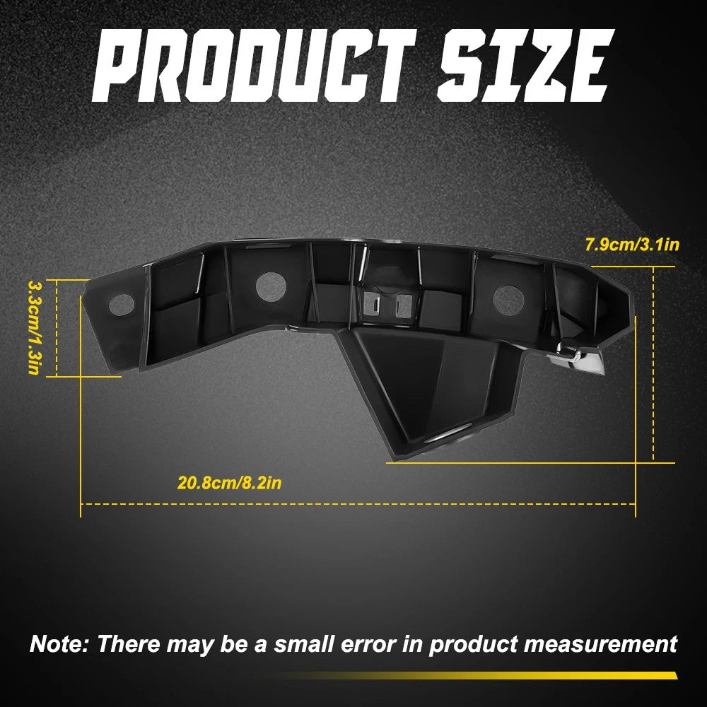 Right Front Bumper Bracket for Volkswagen Atlas (2021â2023) Black